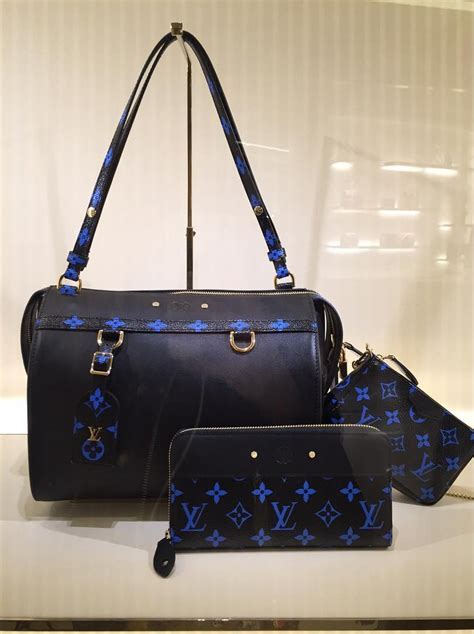 blue and white lv purse|louis vuitton blue bag.